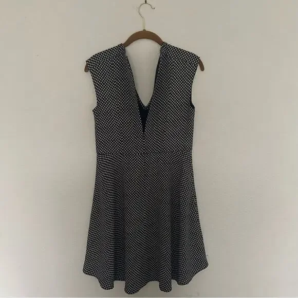 Ann Taylor Black & Cream A Line Dress - Picture 4 of 7